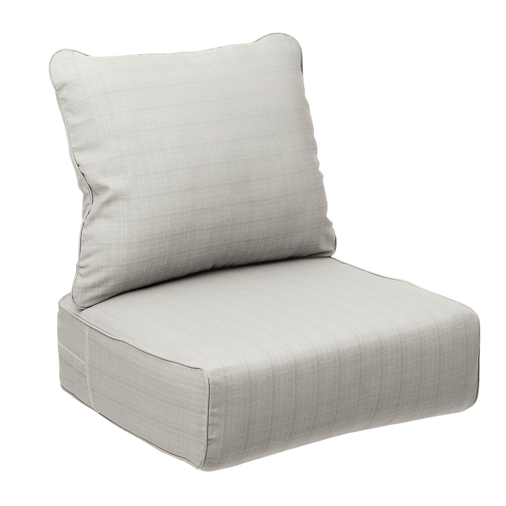 Abbington 5 Piece Patio Conversation Outdoor Beige Cushion Slipcover Replacement