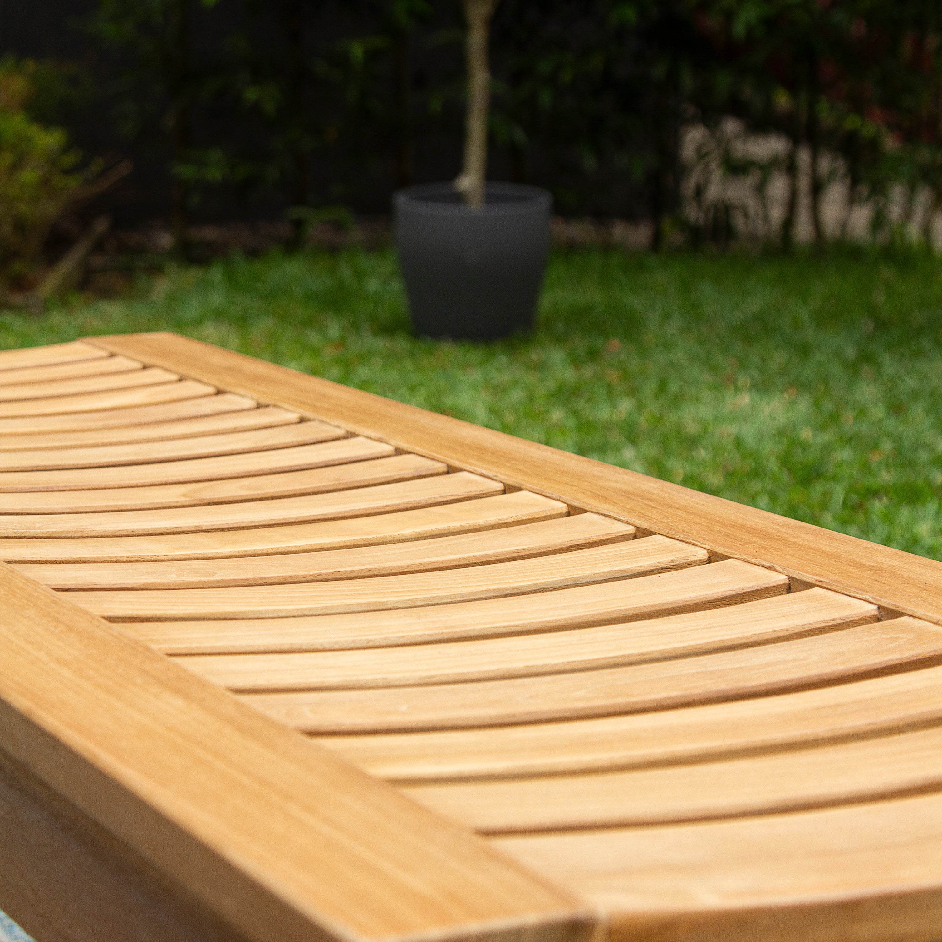 Carmel Teak Wood 5 Pieces Outdoor Dining Set - Image 11
