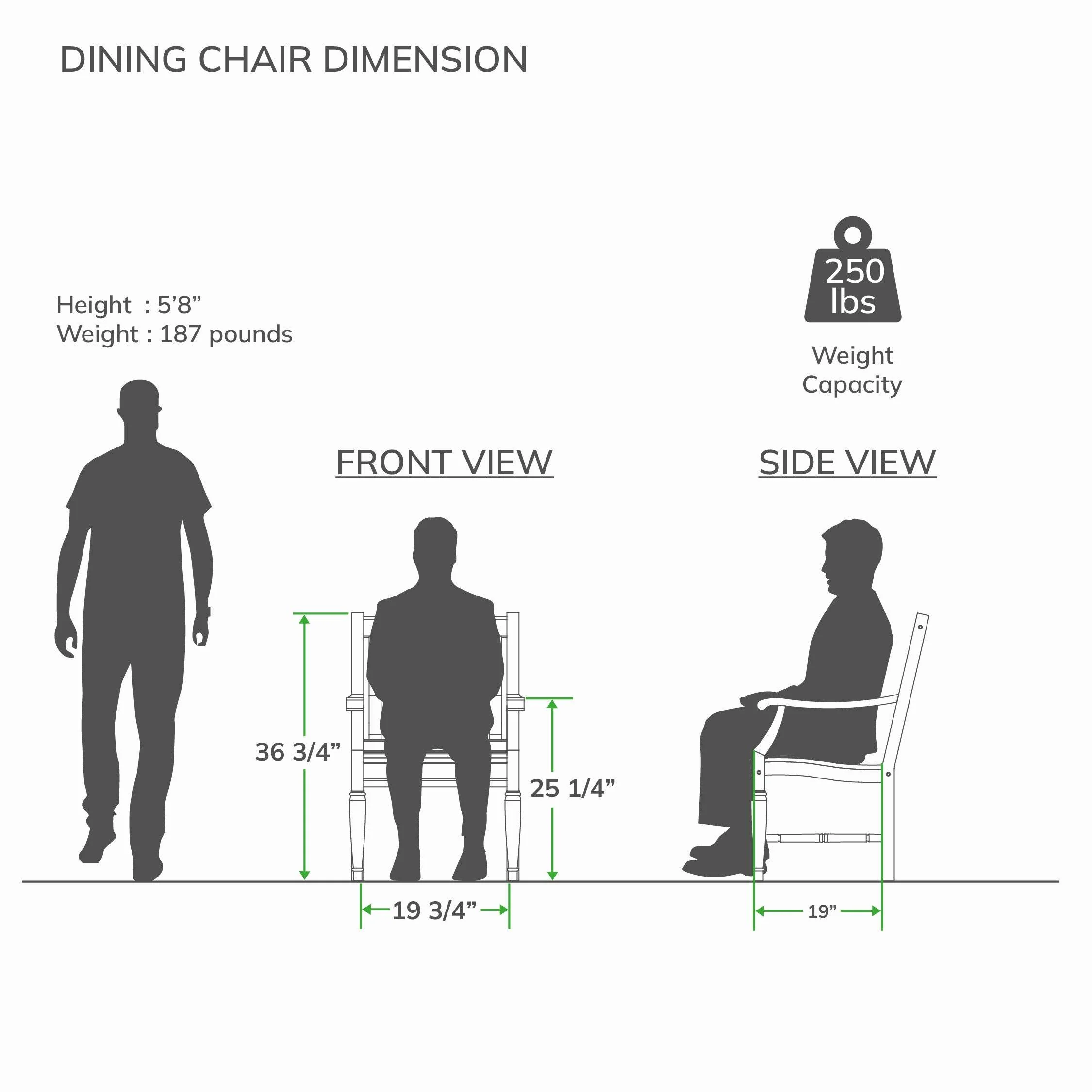 Livingston Teak Wood 2 Piece Outdoor Dining Chair - Image 15