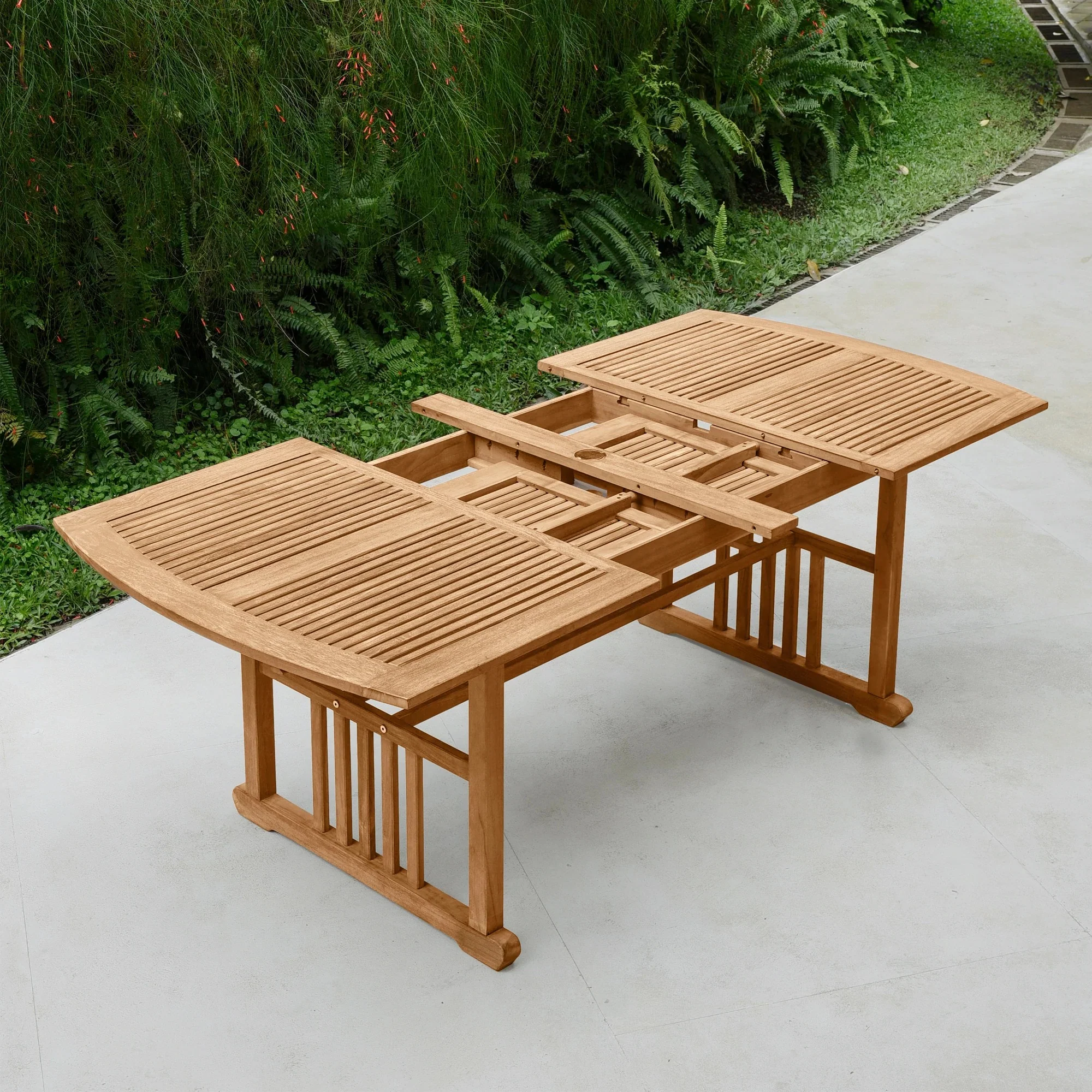 Abbington 7 Piece Teak Wood Outdoor Dining Set - Image 7