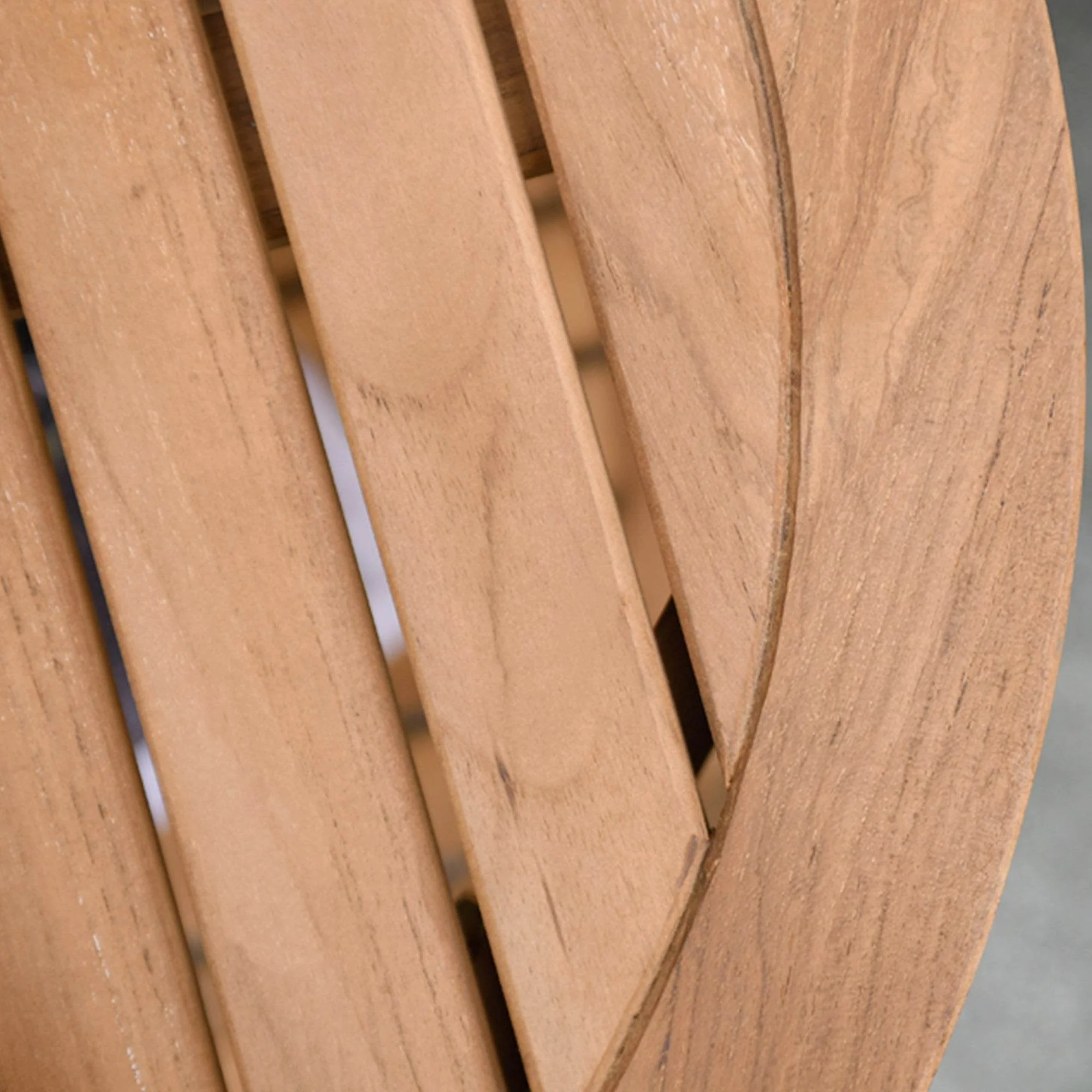 Richmond Teak Wood Outdoor Side Table with Shelf - Image 8