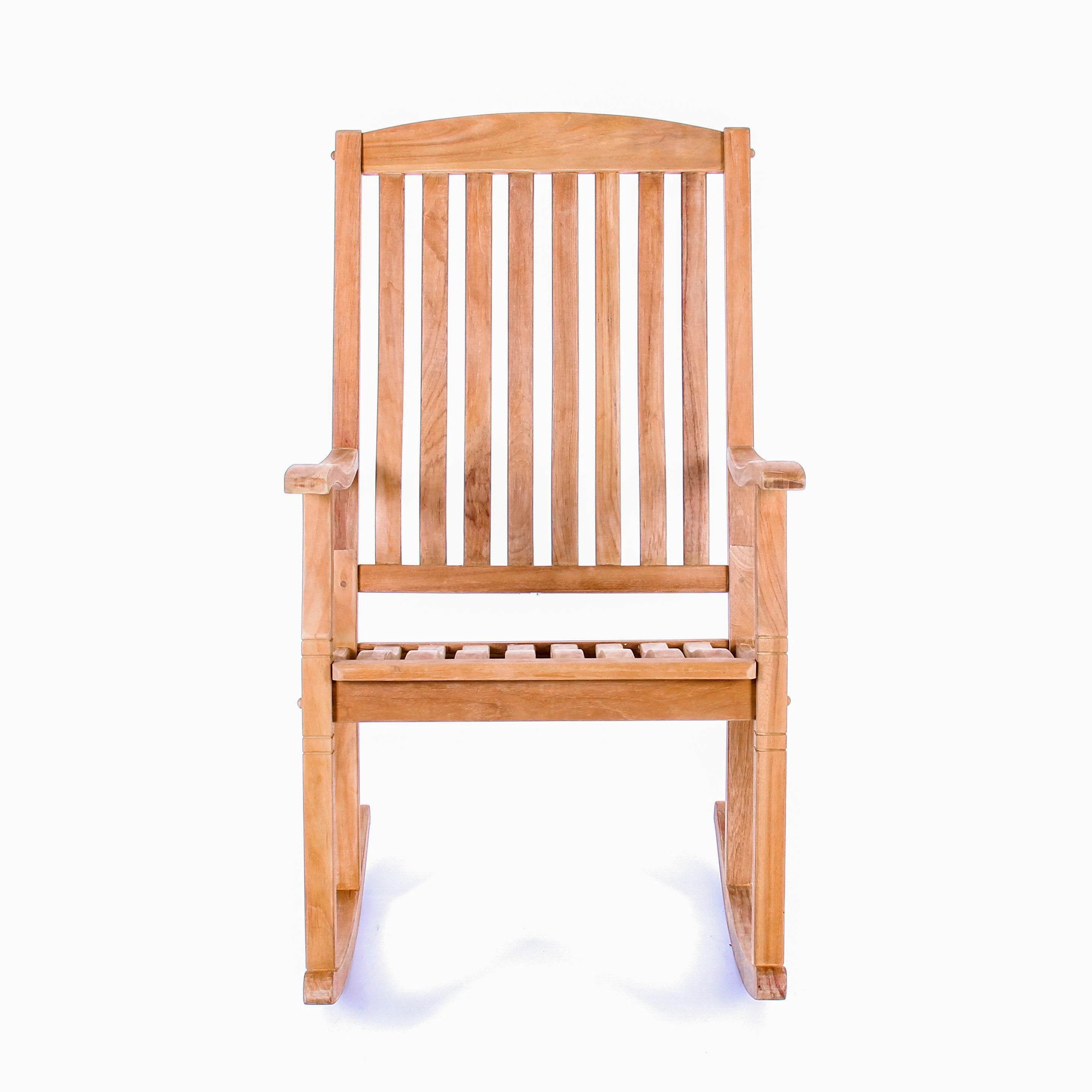 Richmond Teak Wood Porch Rocking Chair - Image 54