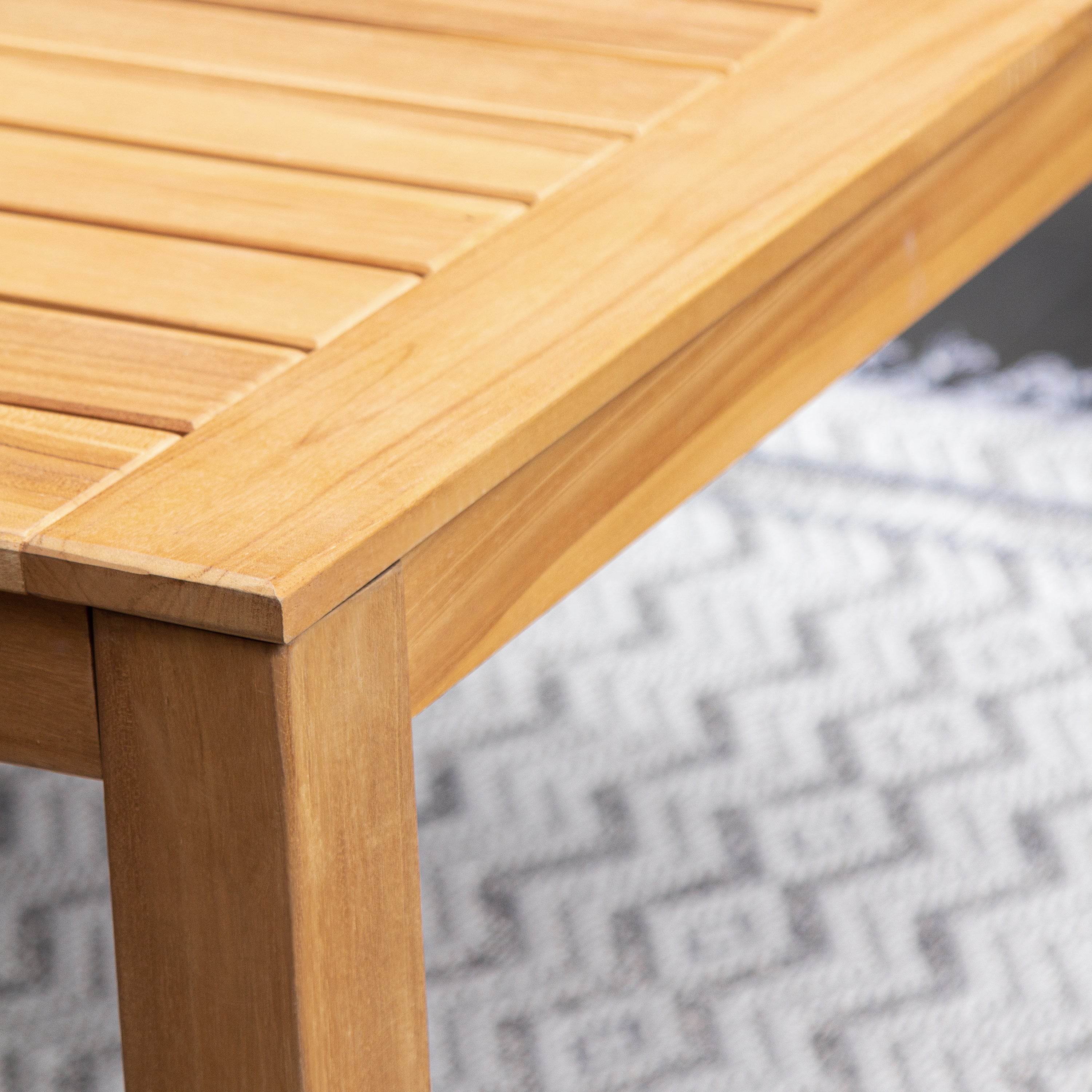 Sydney Teak Wood 6 Pieces Outdoor Dining Set - Image 17