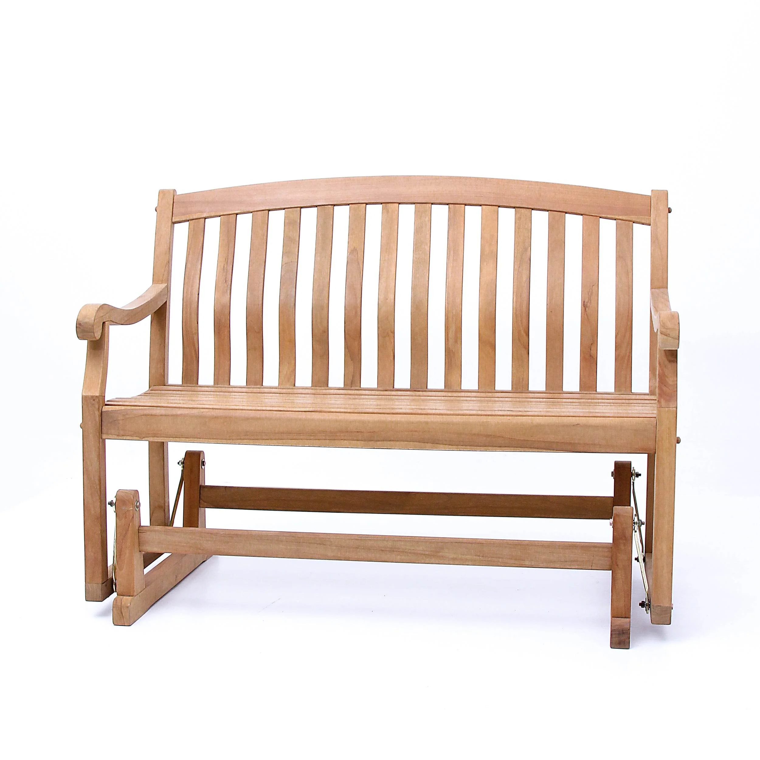 Vermont Teak Wood Outdoor Glider Bench - Image 13