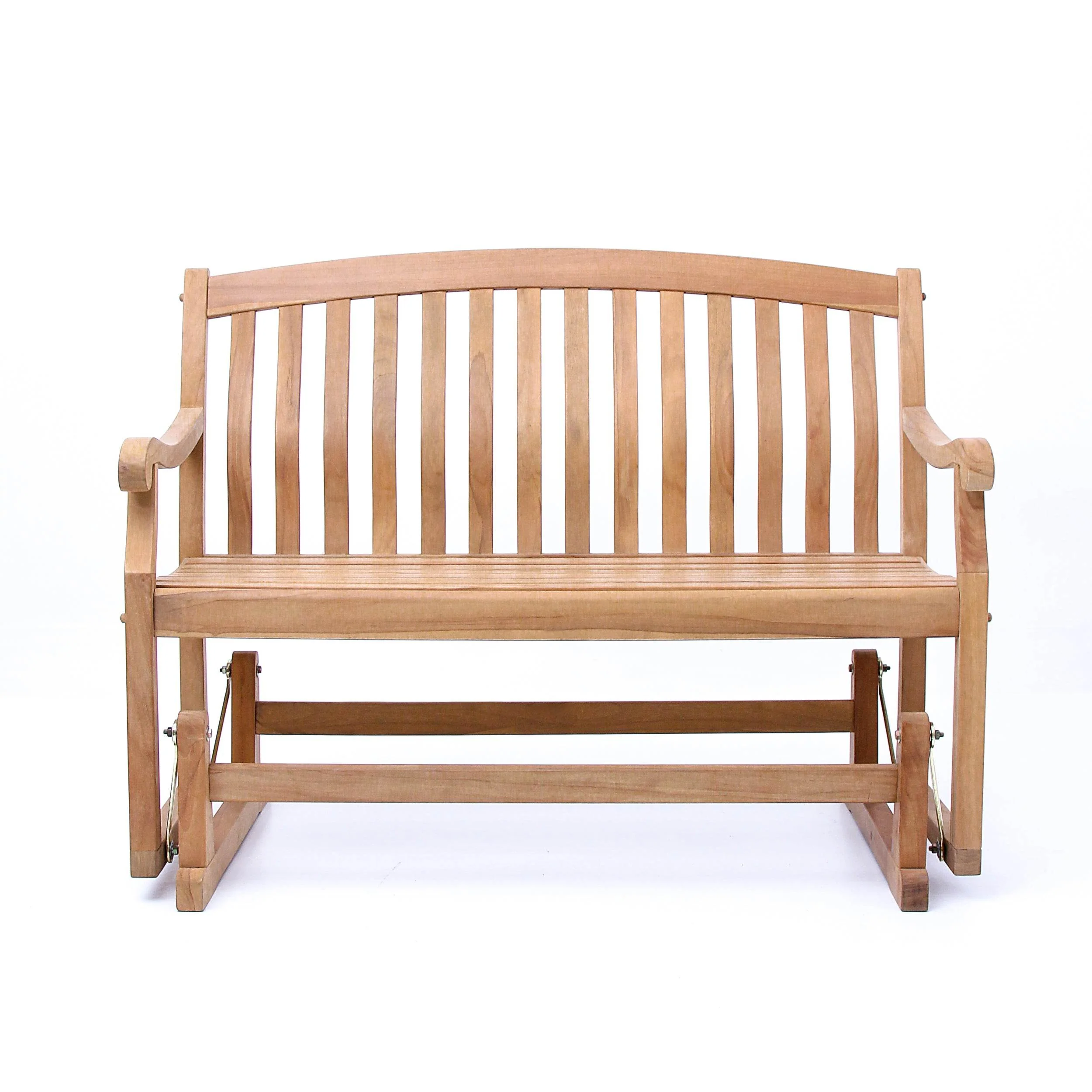 Vermont Teak Wood Outdoor Glider Bench - Image 56