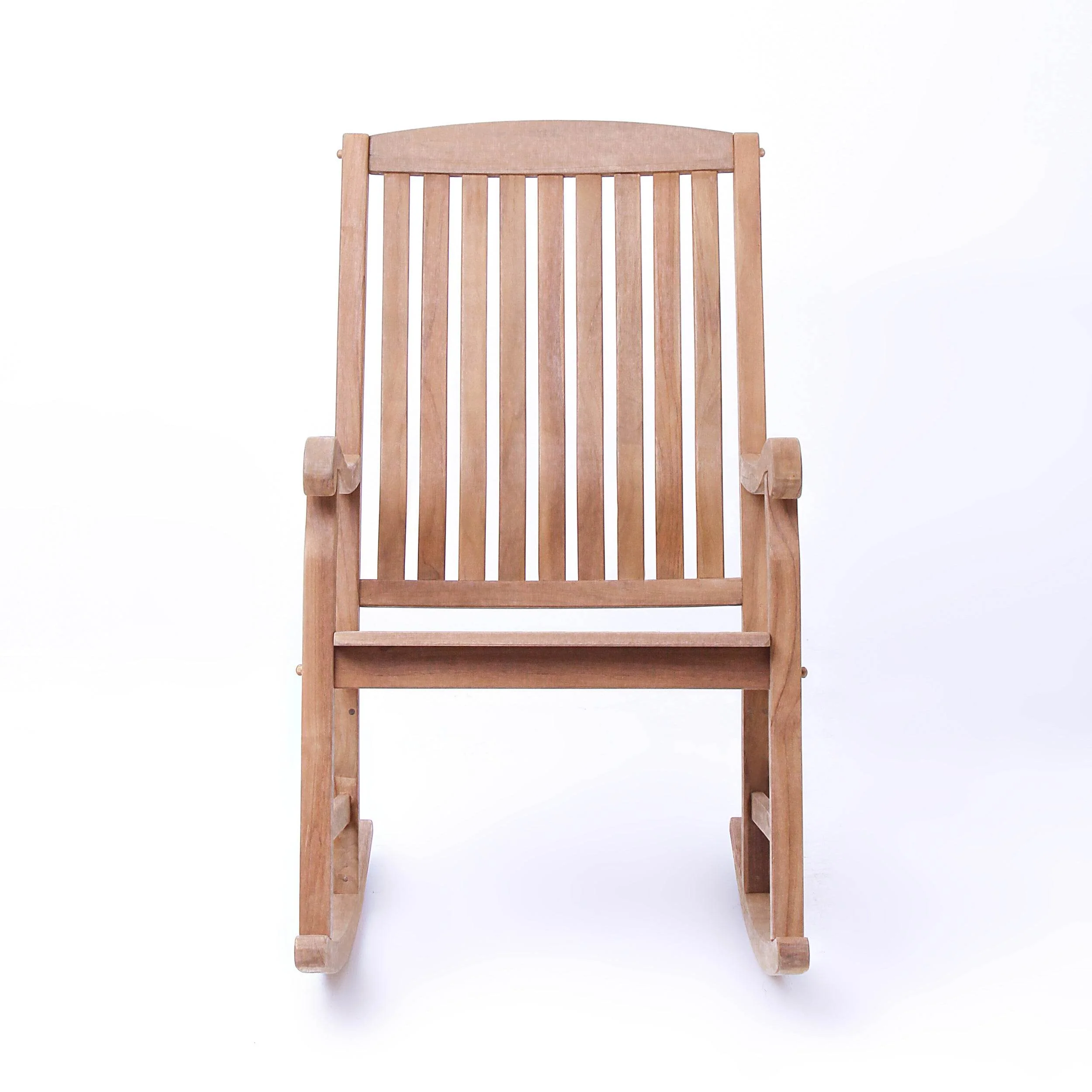 Vermont Teak Wood Porch Rocking Chair - Image 12