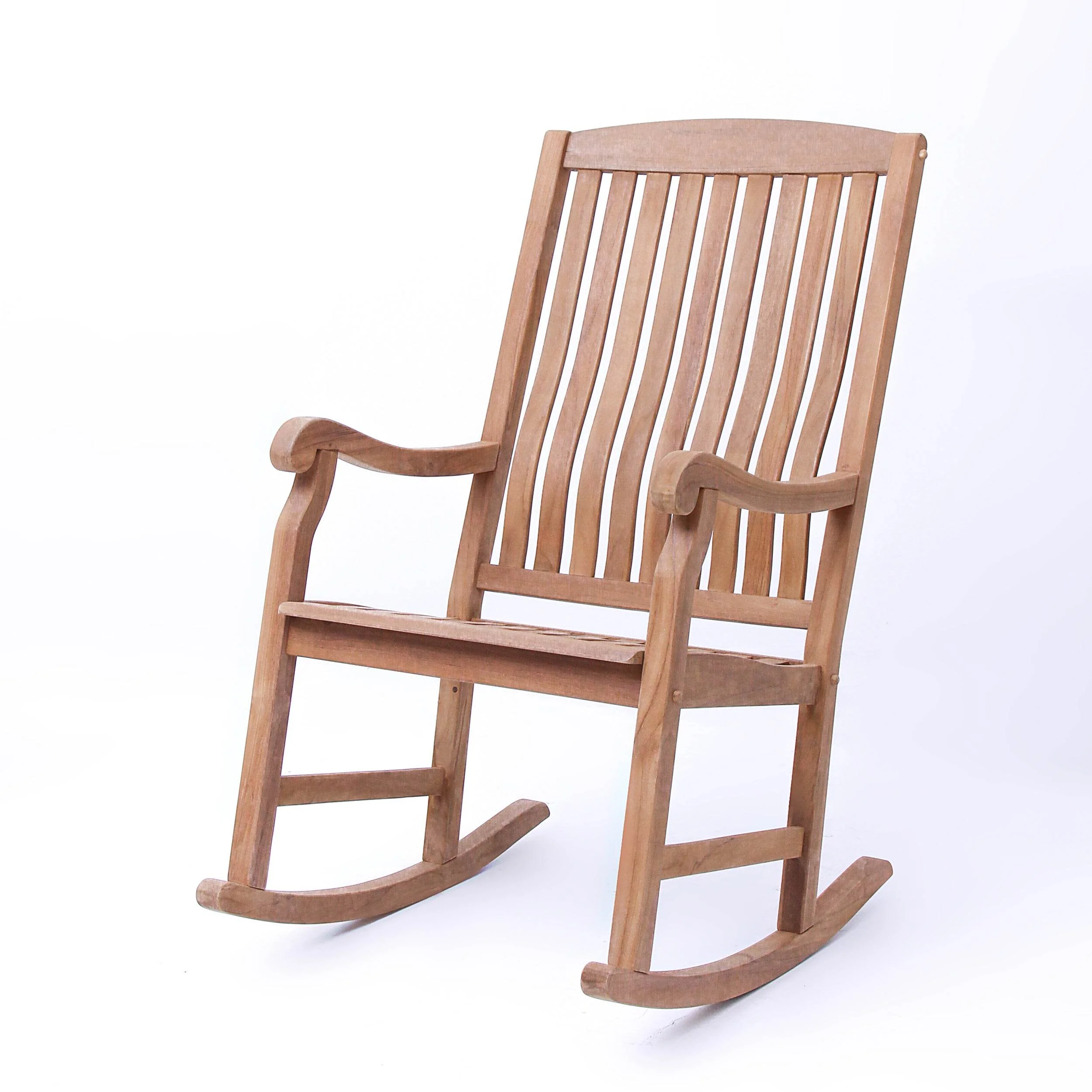 Vermont Teak Wood Porch Rocking Chair - Image 16