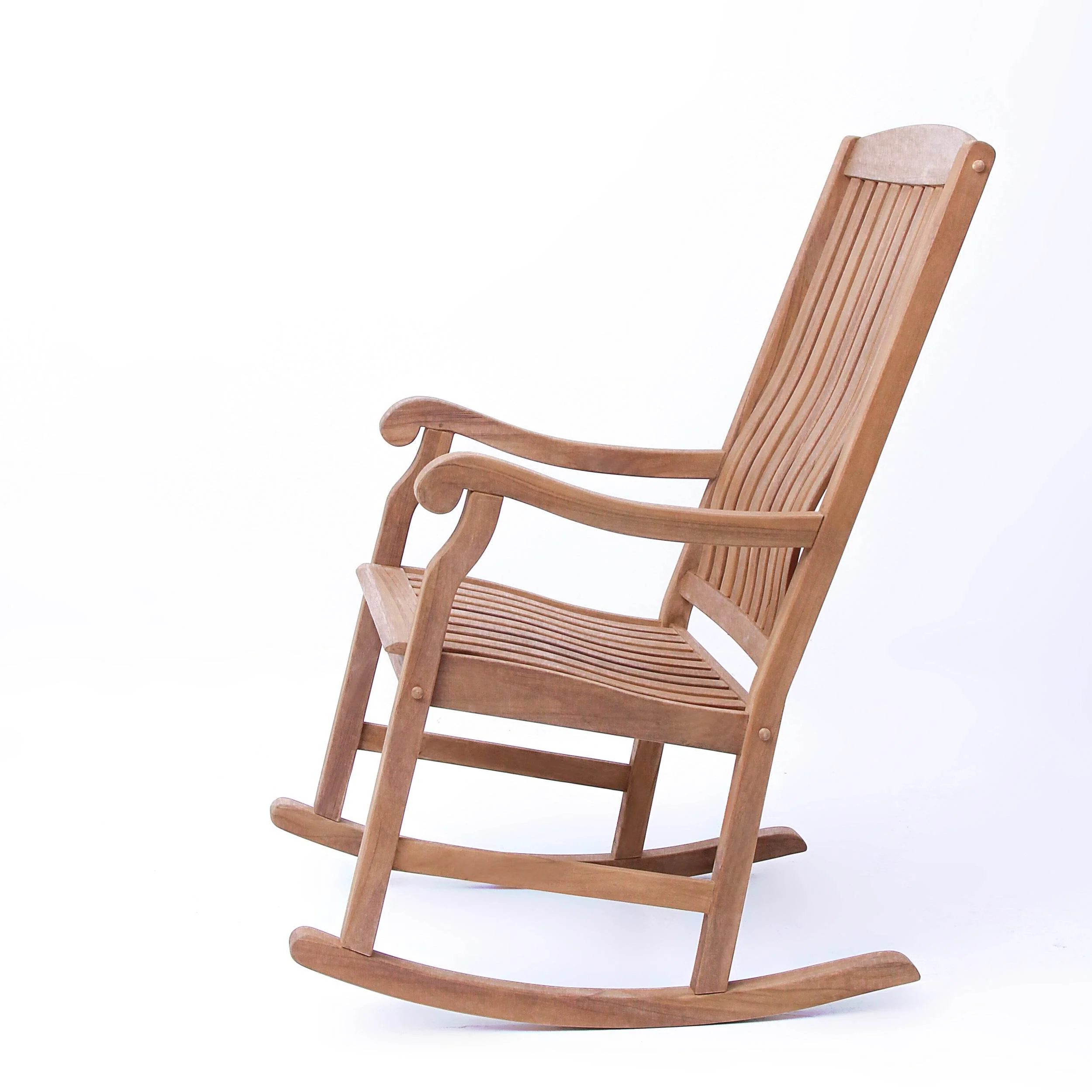 Vermont Teak Wood Porch Rocking Chair - Image 22
