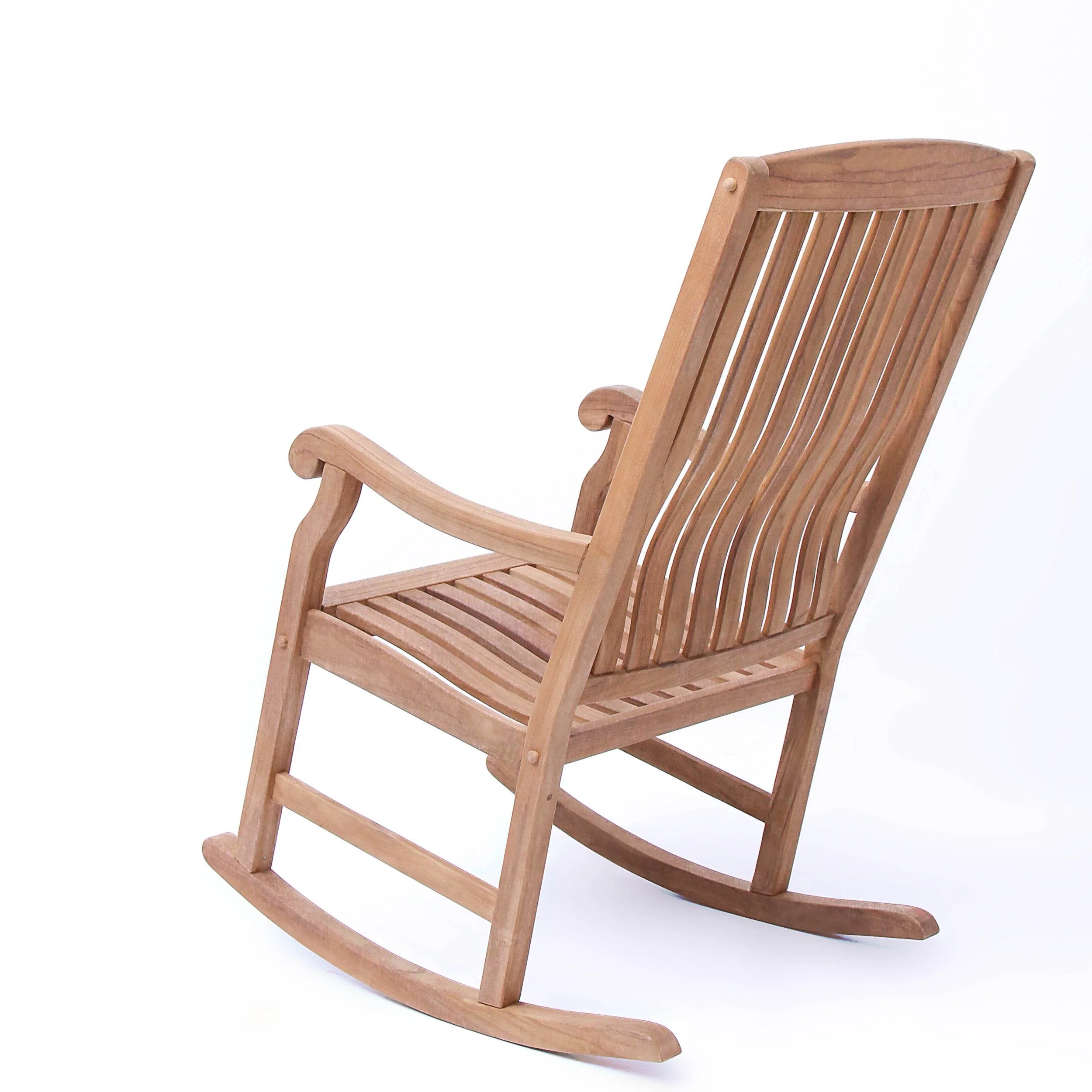 Vermont Teak Wood Porch Rocking Chair - Image 28
