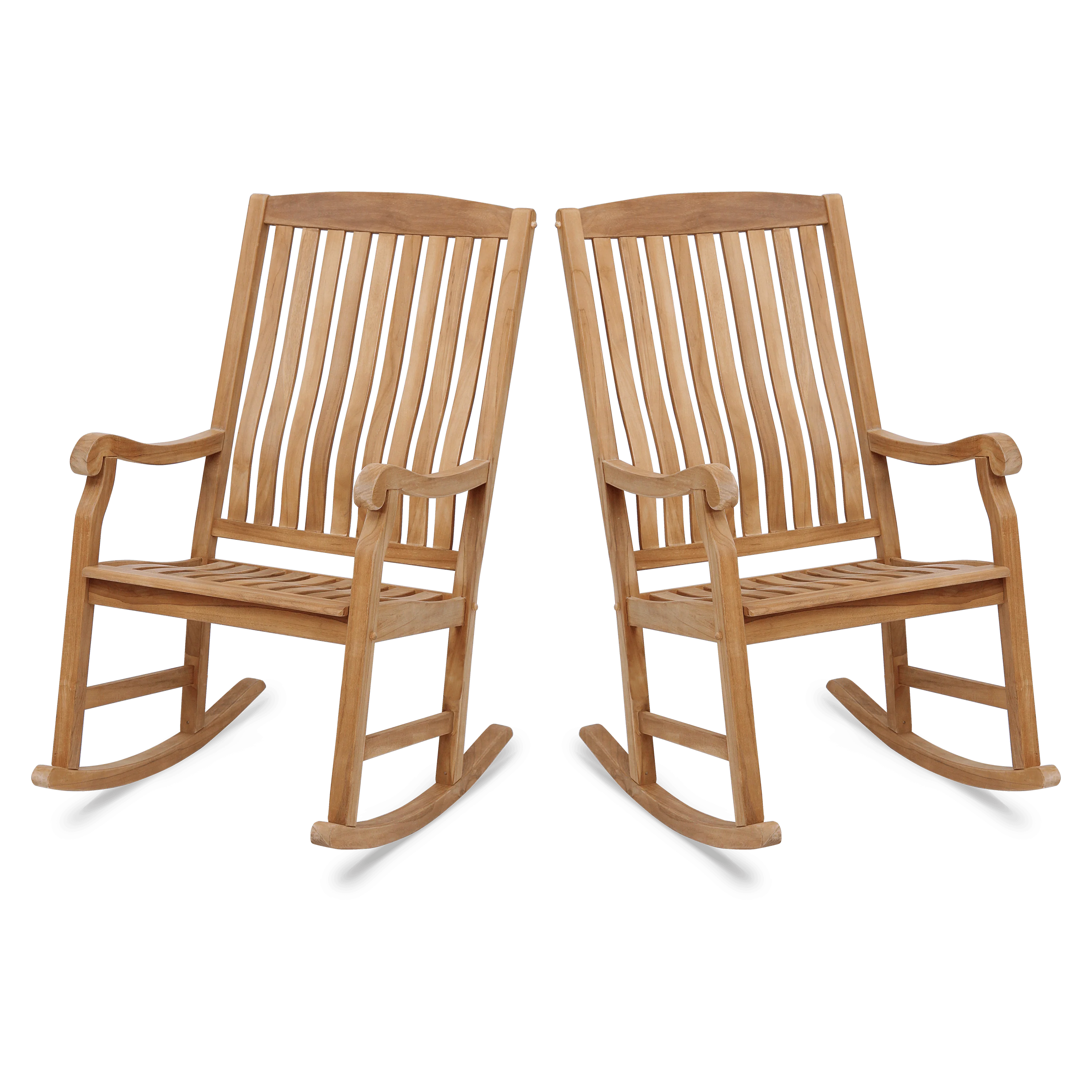 Vermont Teak Wood Porch Rocking Chair - Image 60